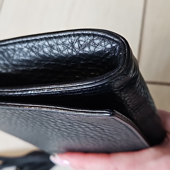 Gucci Soho Tassel Clutch Black Leather GG Logo - Picture 6 of 16